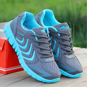 2020 new fashion hot breathable mesh men shoes lace-up comfortable casual