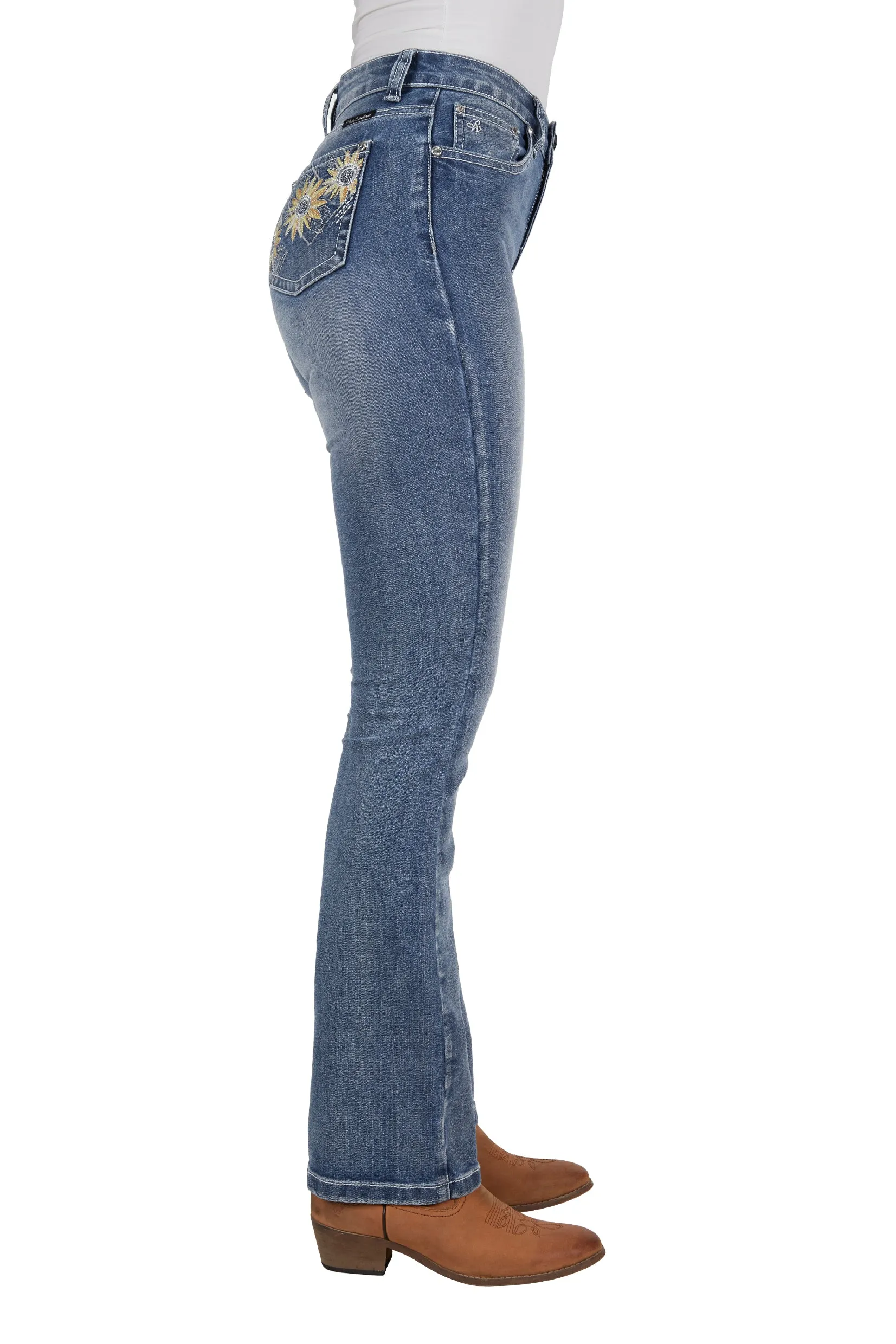 Amy High Rise Boot Cut Jean