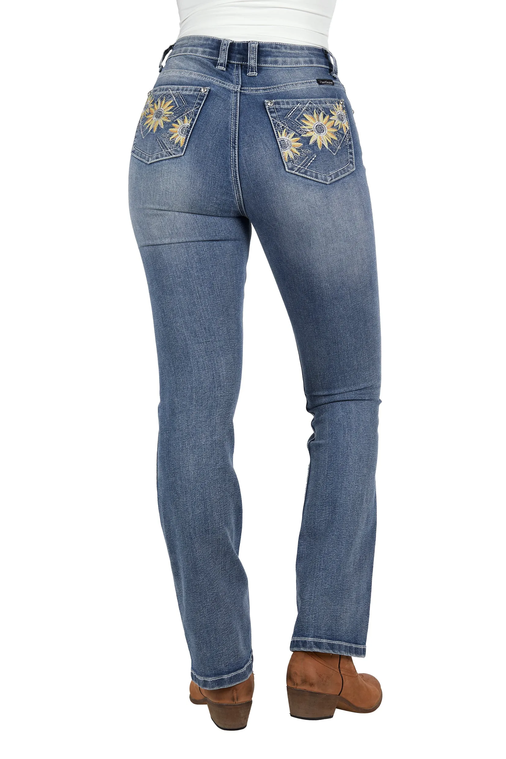 Amy High Rise Boot Cut Jean