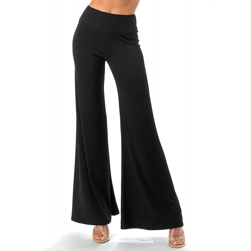 ARIELLA PALAZZO PANTS BLACK