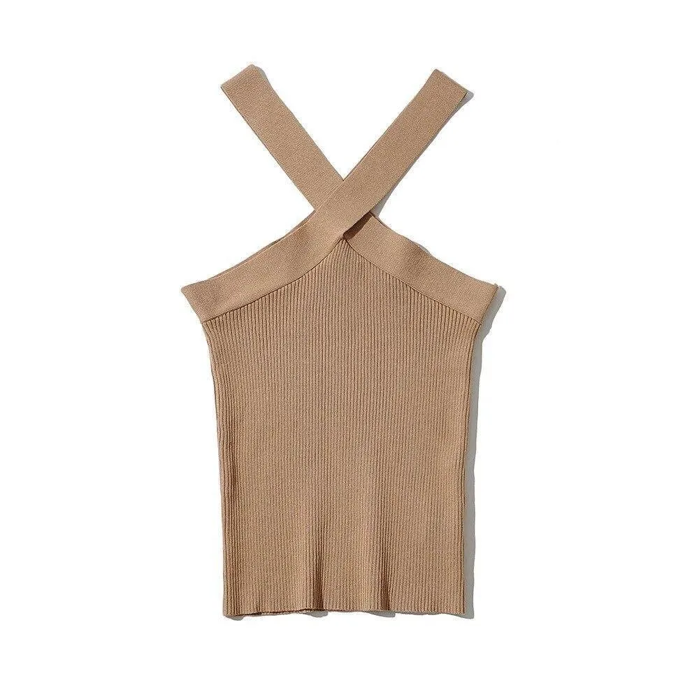 backless sexy women chic tank top