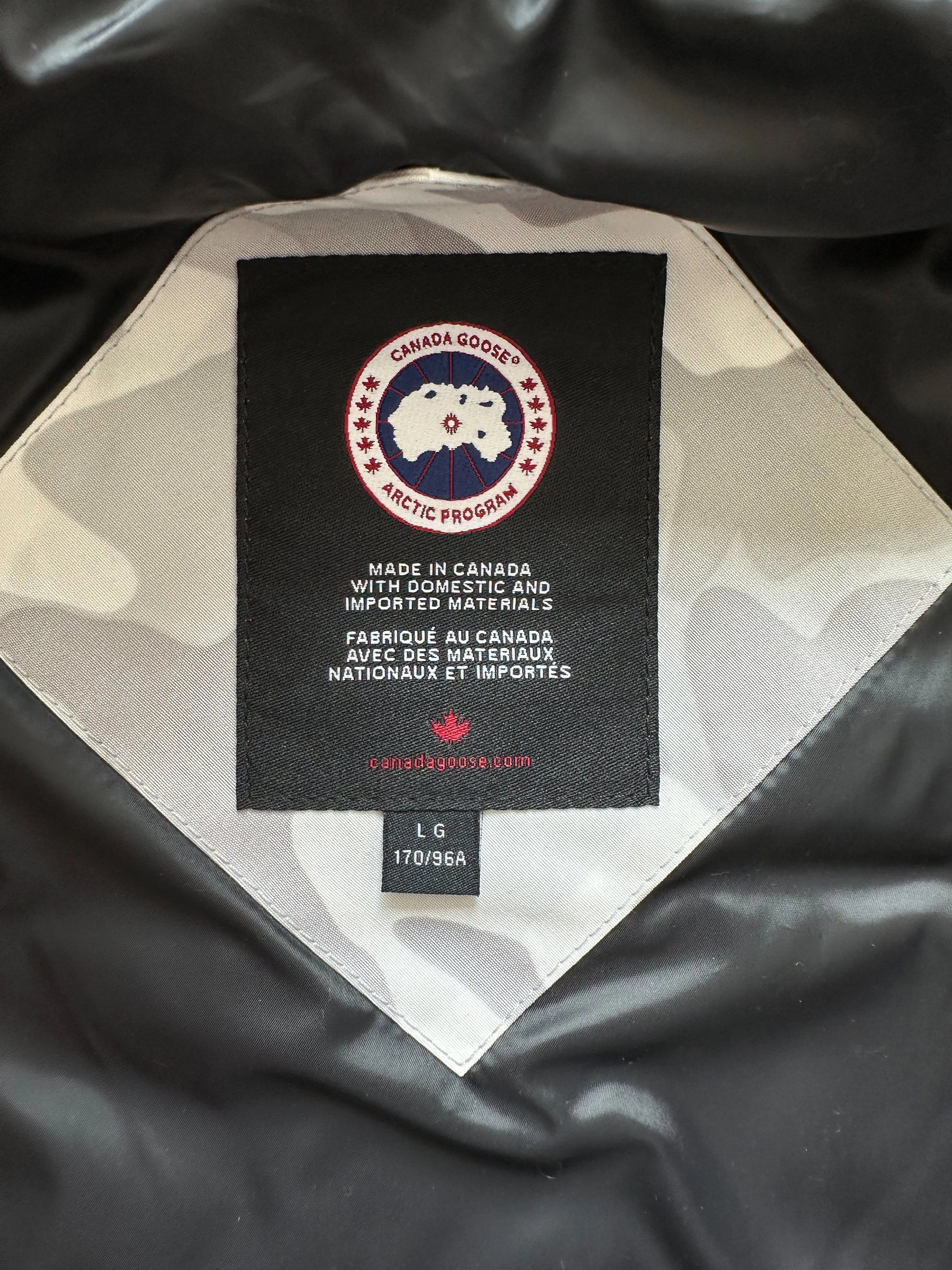 Canada Goose Grey Camouflage Freestyle Women's Vest