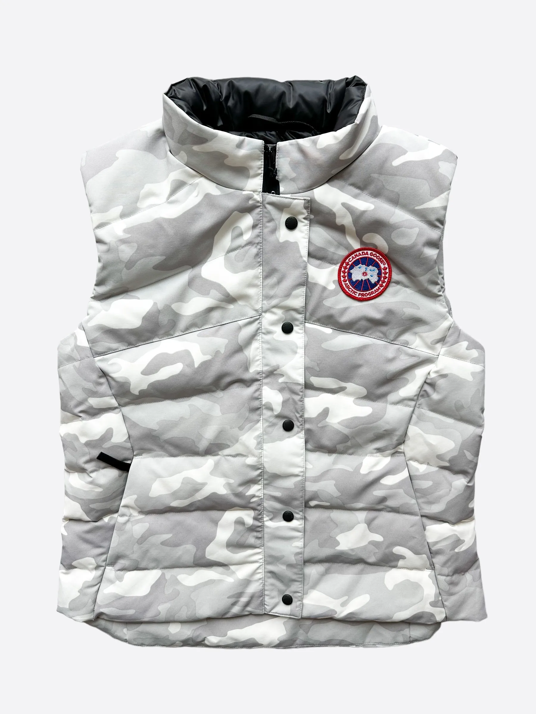 Canada Goose Grey Camouflage Freestyle Women's Vest