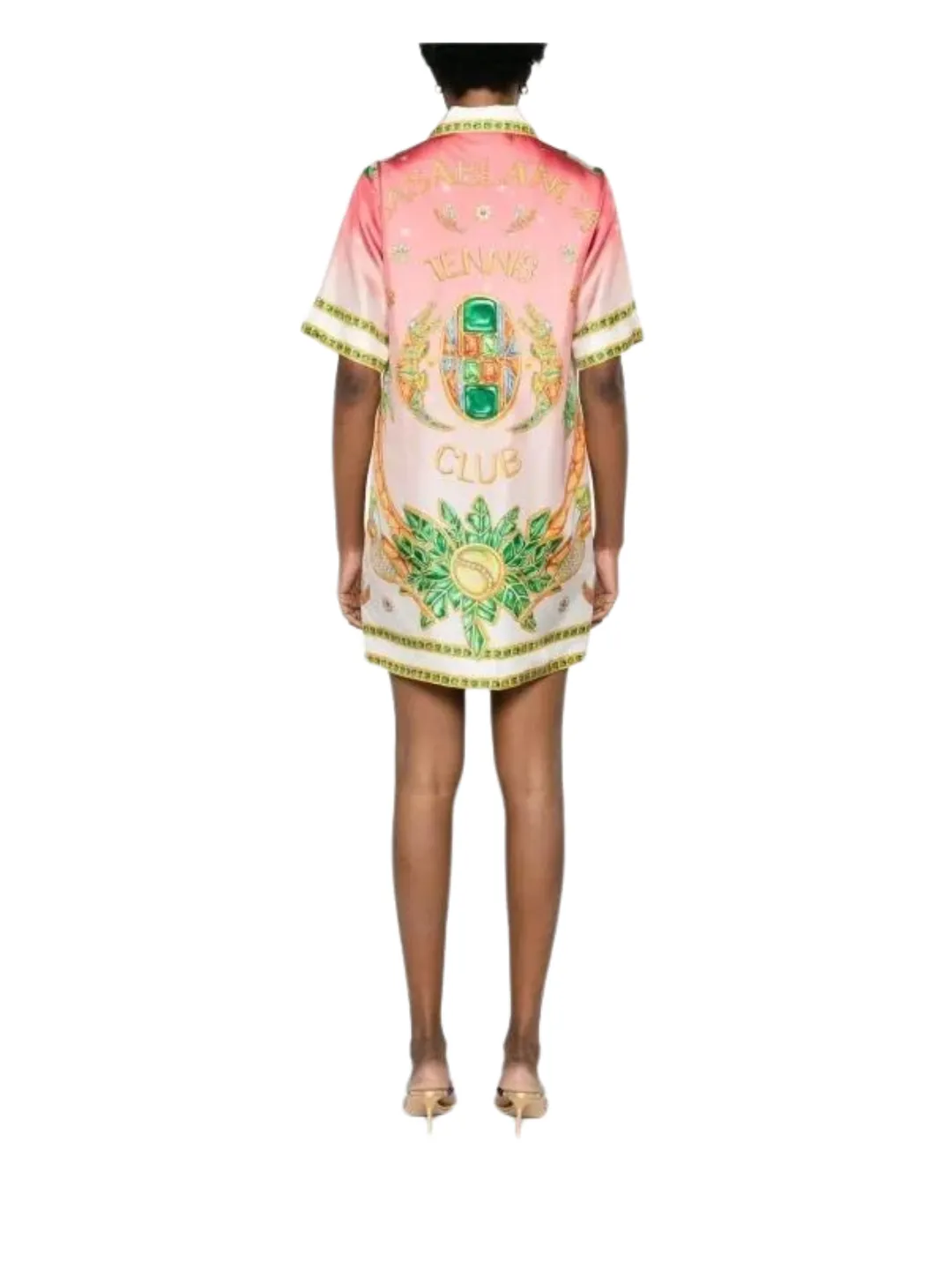 Casablanca Shift Dress/Joyaux D'Afrique Pink