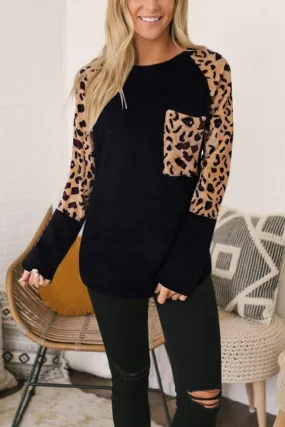 Casual Loose Leopard Tops