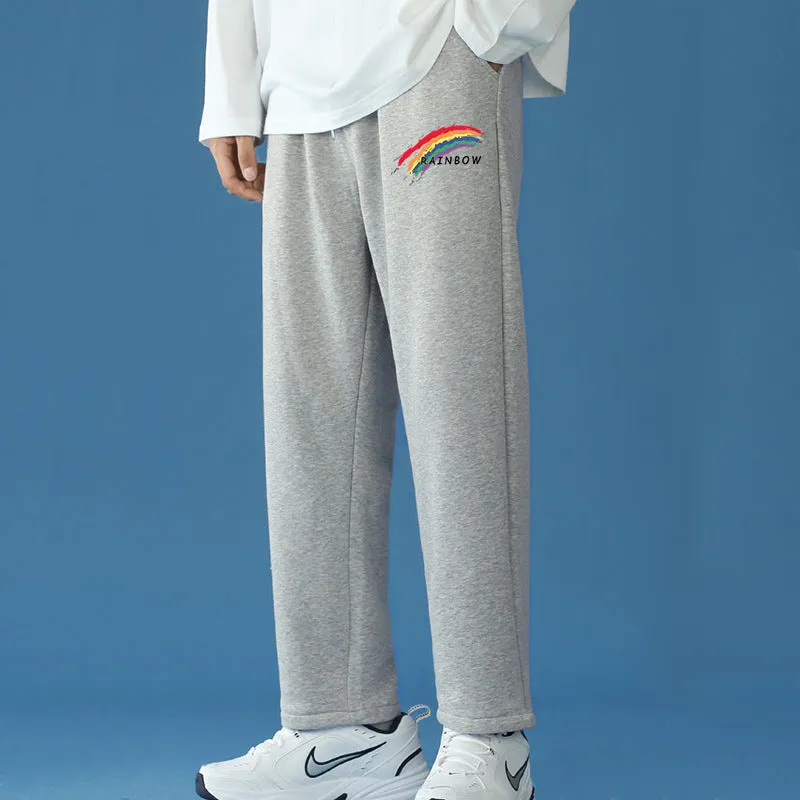 Casual Wide-leg Loose-fitting Straight-leg Sweatpants