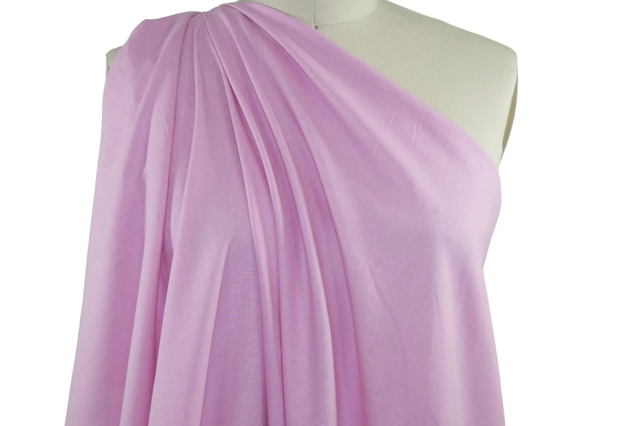 Designer Linen Broadcloth - Pink Hyacinth