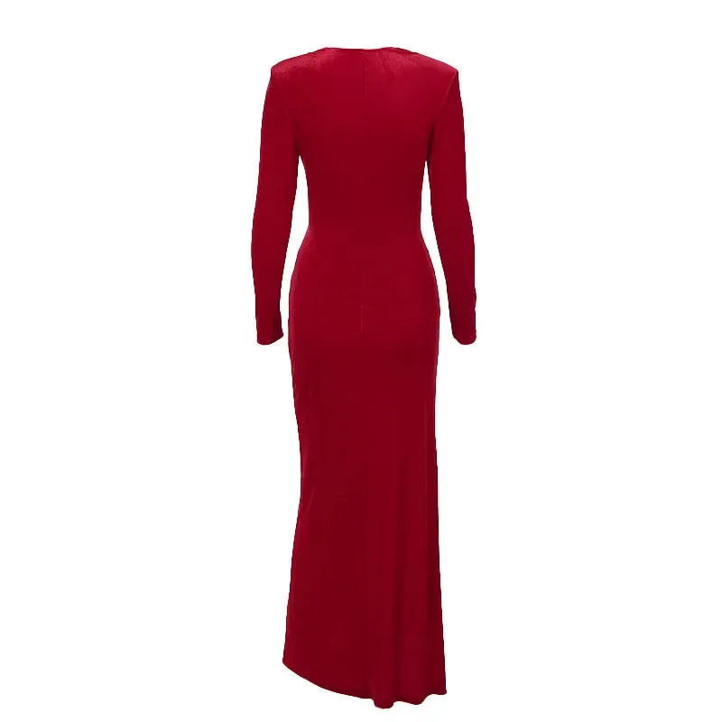 Ellie Velvet  Maxi Dress