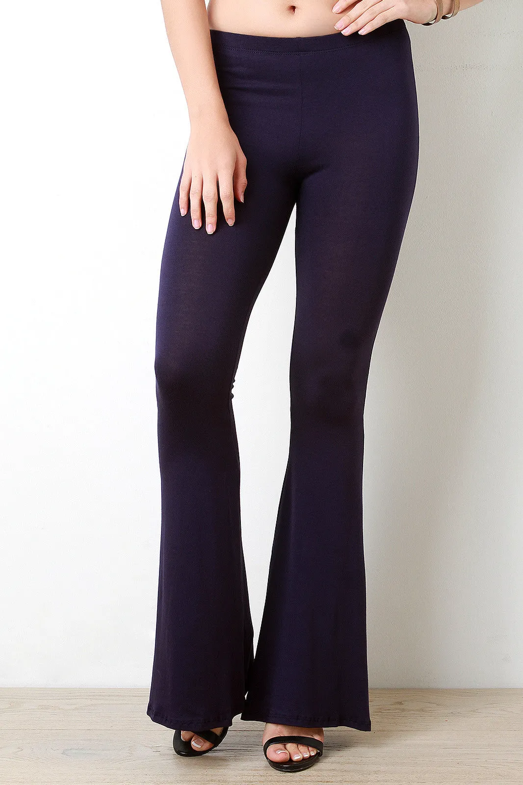 Flare Cut High Waisted Pants