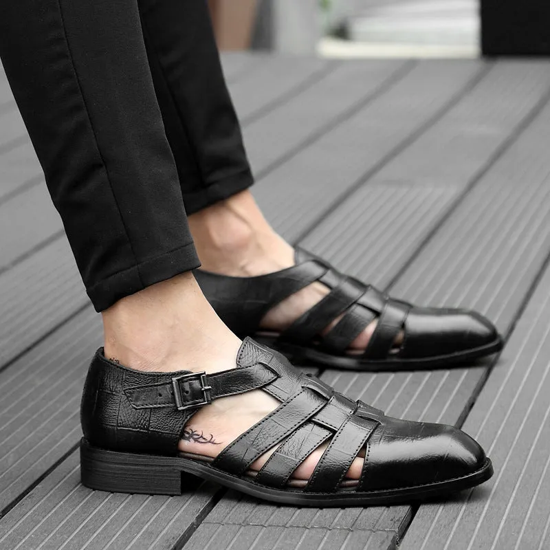 Formal Men's Comfortable Buckle Shoes