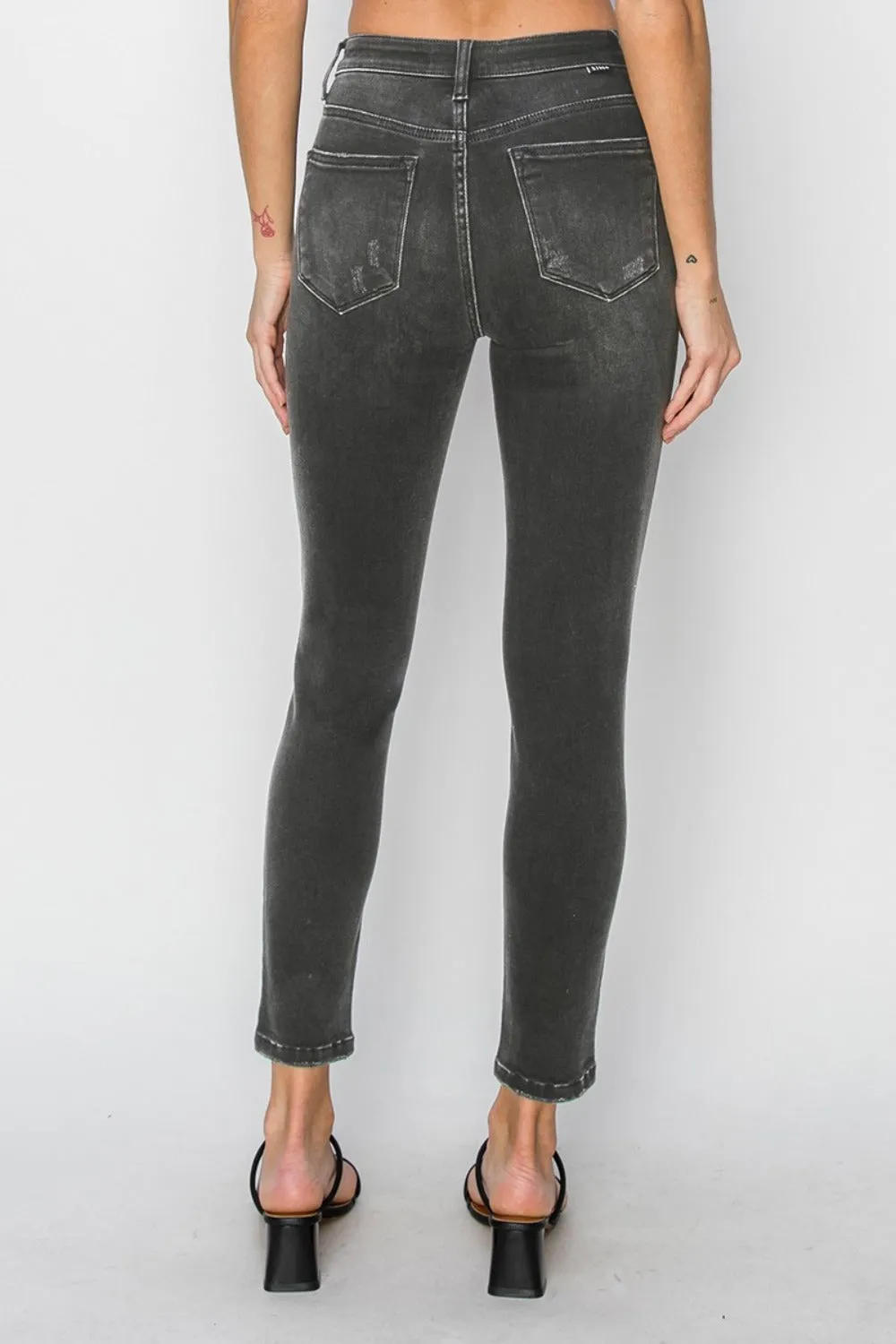 Full Size High Rise Ankle Skinny Jeans