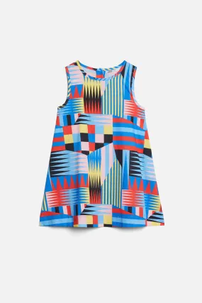 Geo Shift Kids Dress