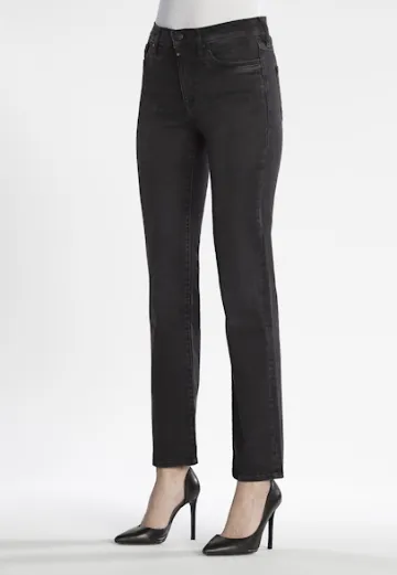 HANNAH Straight Skinny Fit Jeans black VT