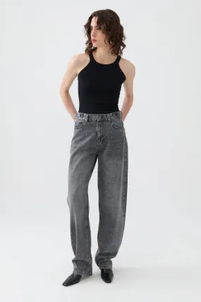 High Waisted Balloon Jeans