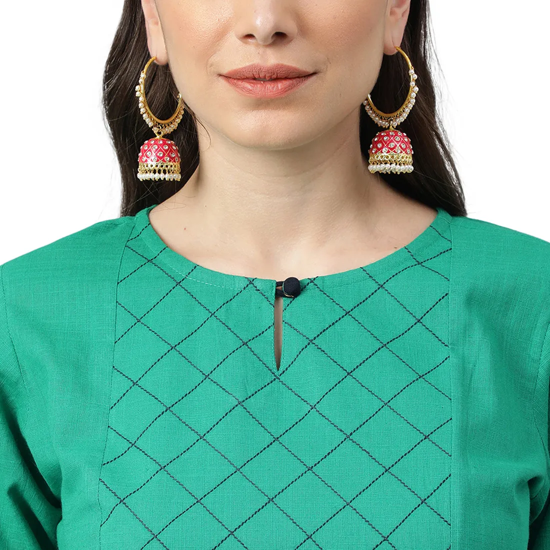 Idalia Cotton Kurta with Palazzo Pant