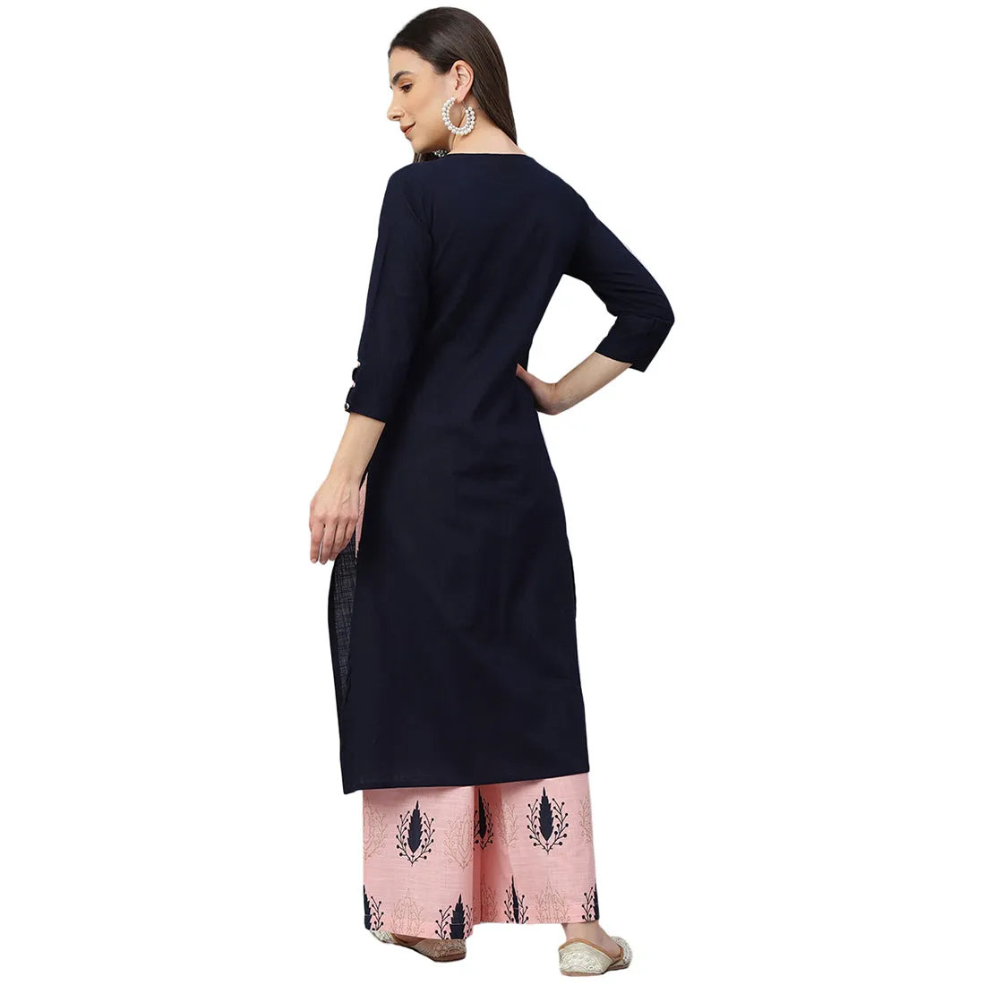 Idalia Cotton Kurta with Palazzo Pant