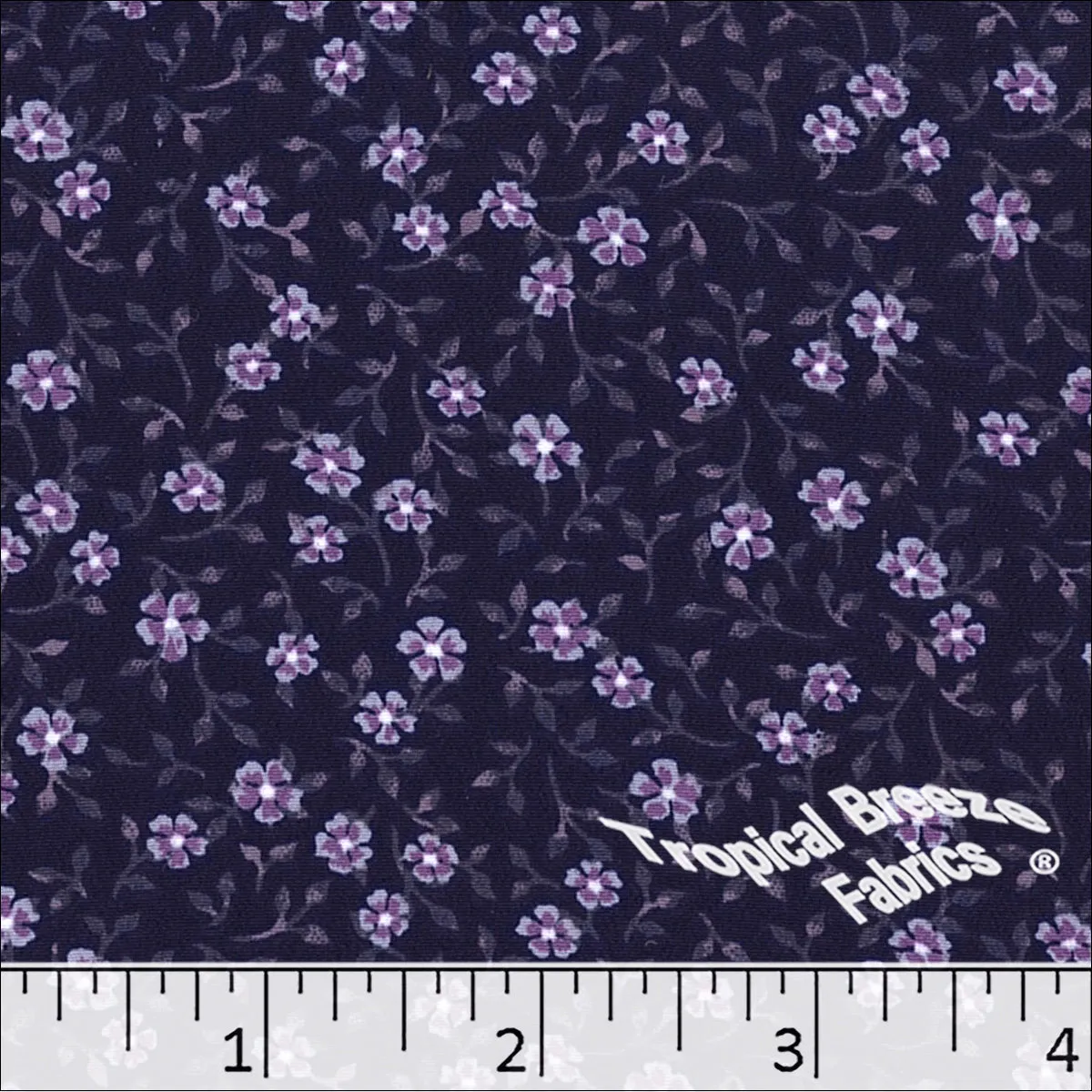 Koshibo Floral Print Polyester Dress Fabric 048334