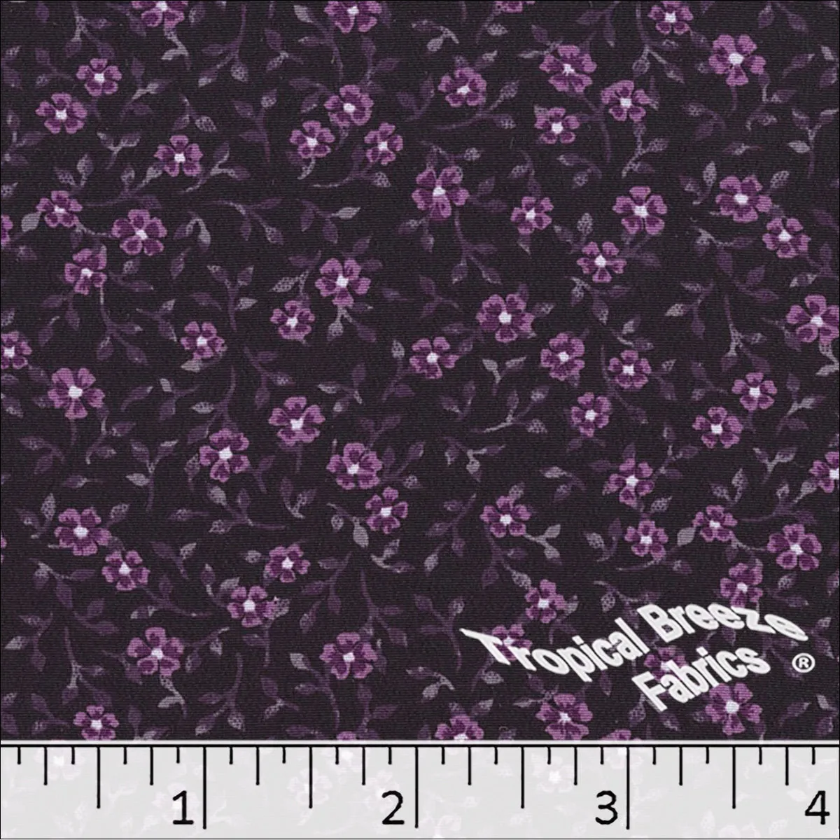 Koshibo Floral Print Polyester Dress Fabric 048334