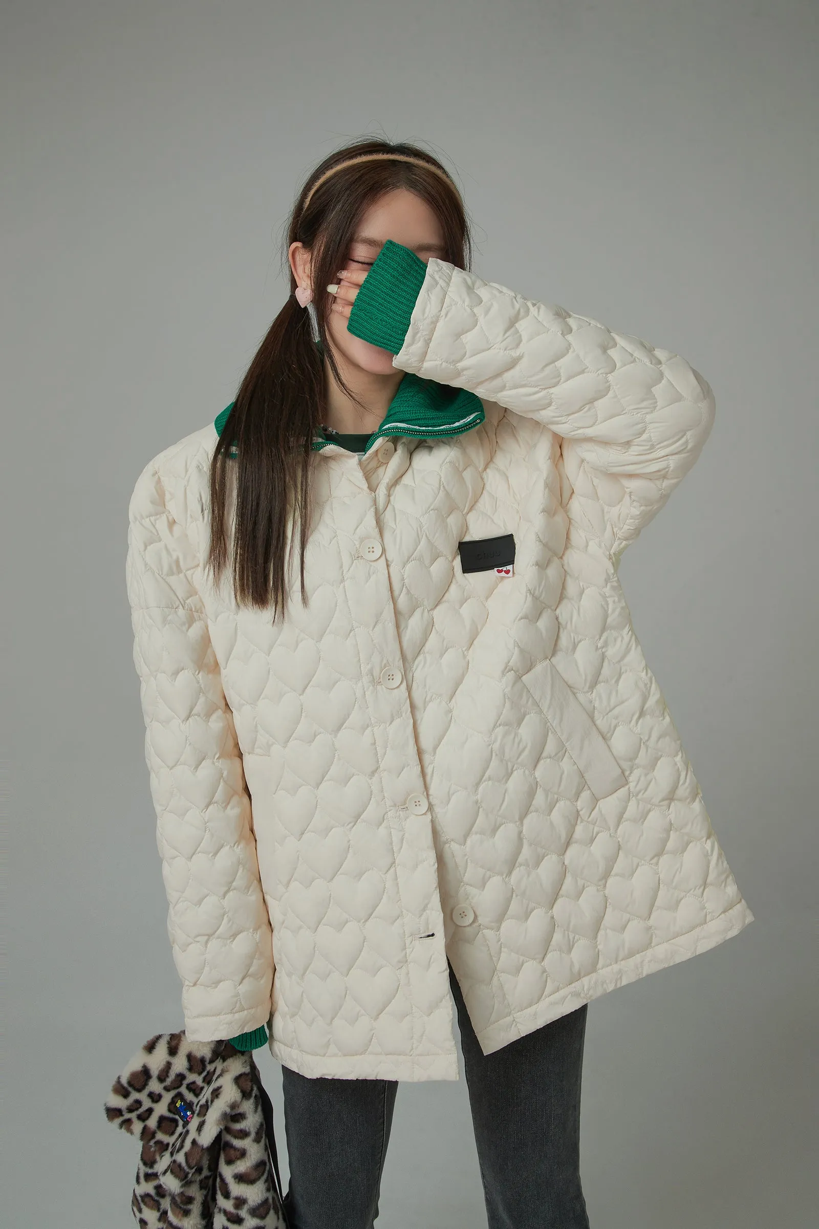 Light That Is Shining Loose-Fit Padded Jacket