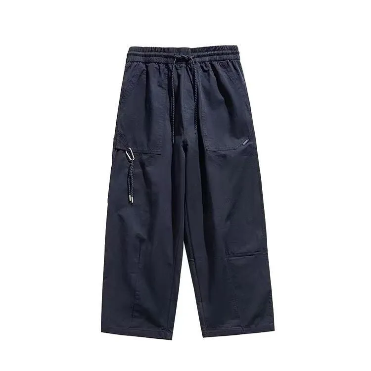 Men's Design Sense Niche Loose Straight-leg Pants