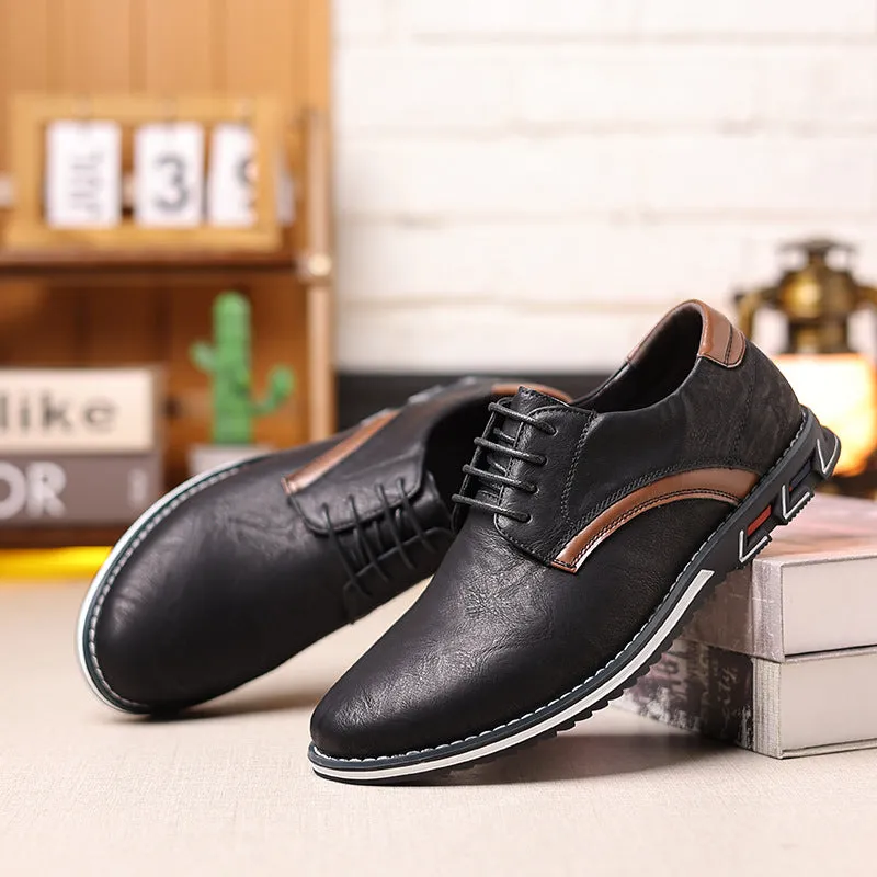 Men's Fashion Comfortable Walking Office Leather Shoes