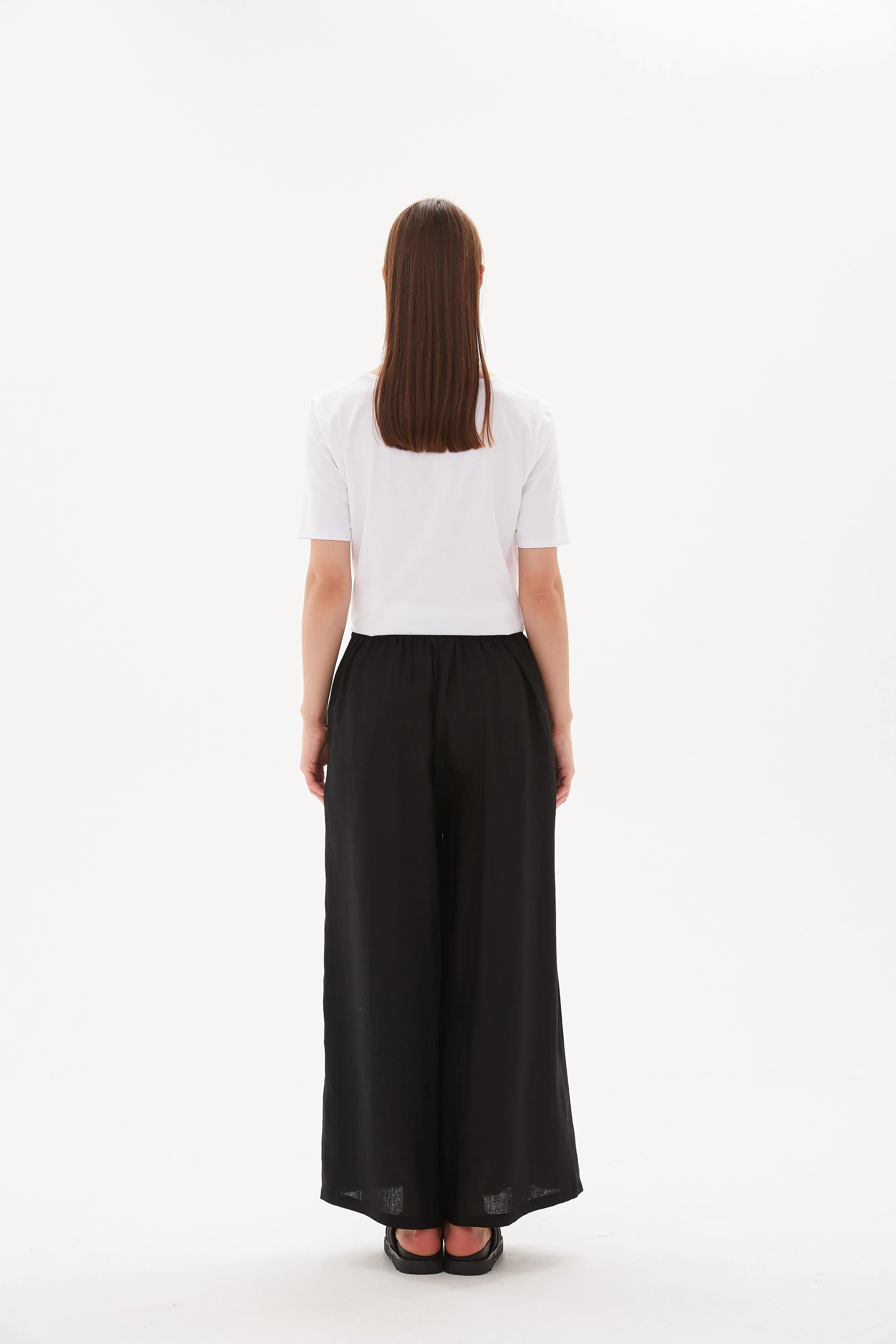 Palazzo Pant Elastic Back