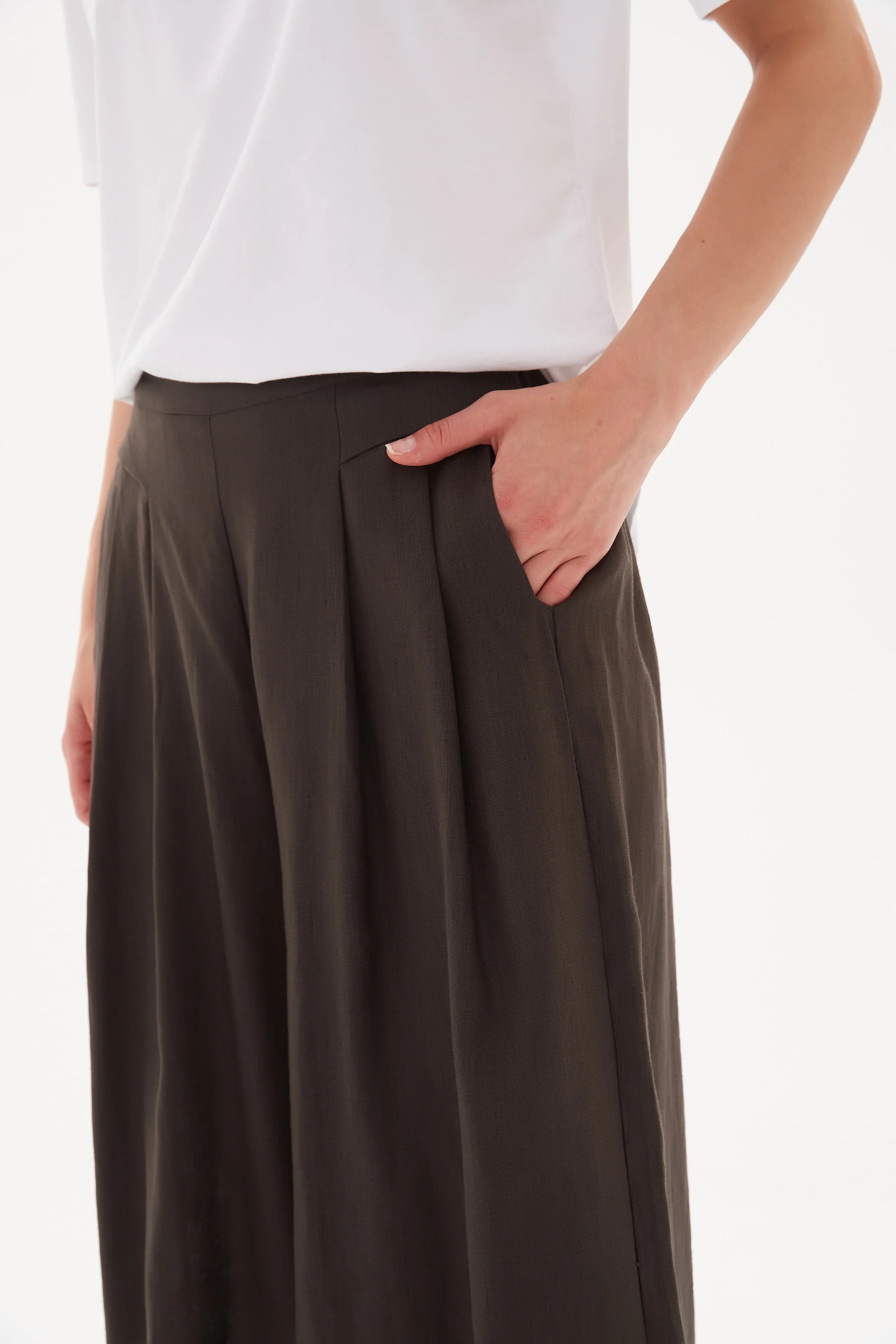 Palazzo Pant Elastic Back