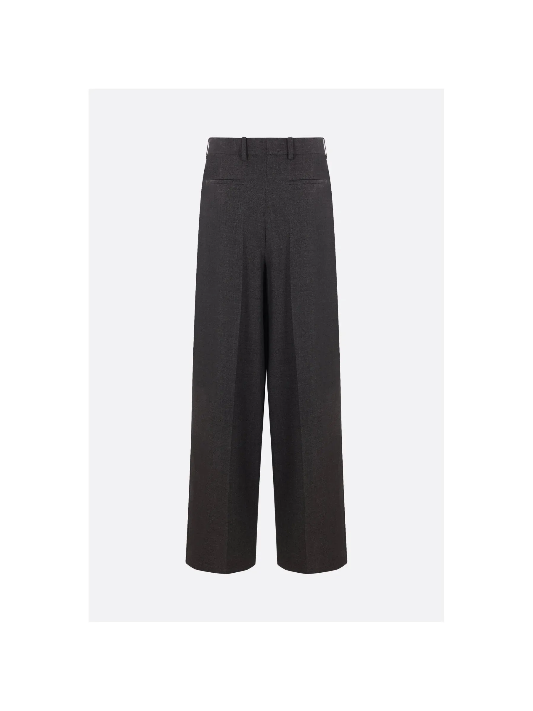 Palazzo Wool Trousers