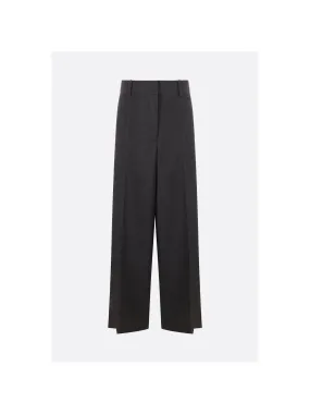 Palazzo Wool Trousers