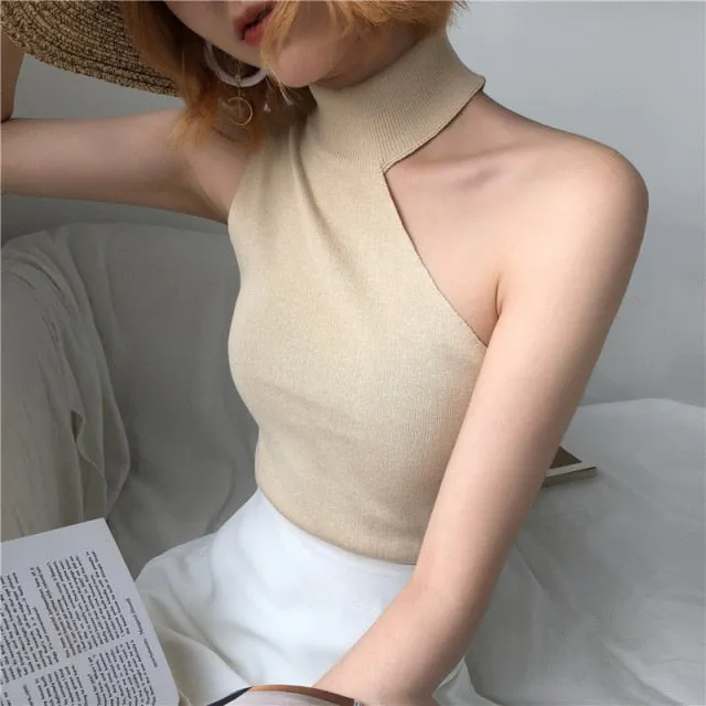 #PB Knitted Off Shoulder Top