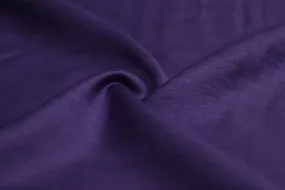 Purple Plain Textured Tussar Cotton Slub Fabric