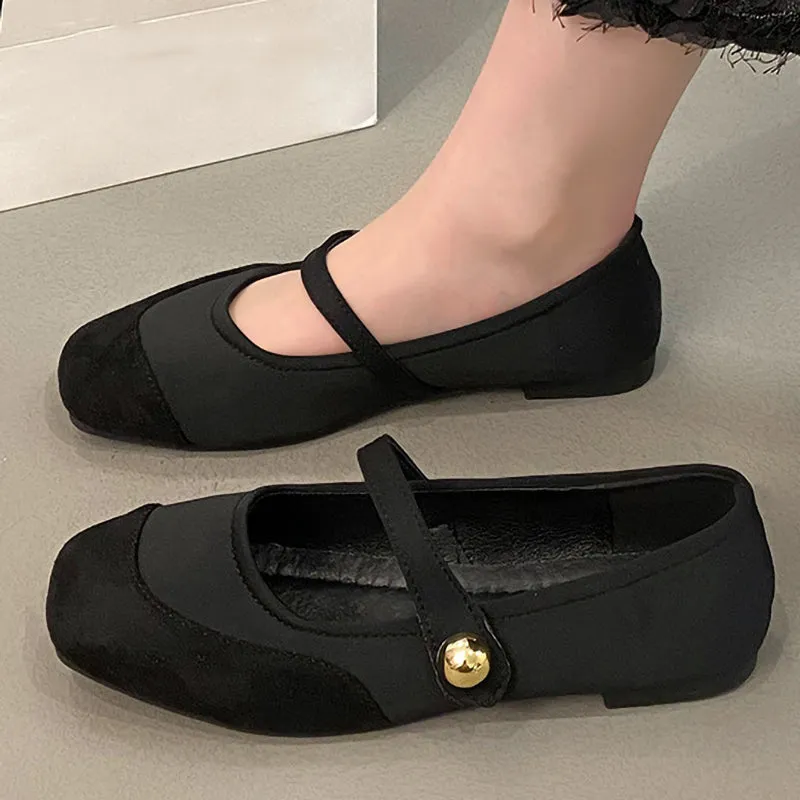 Round Toe Versatile And Comfortable Women'S Shoes