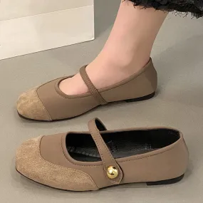 Round Toe Versatile And Comfortable Women'S Shoes