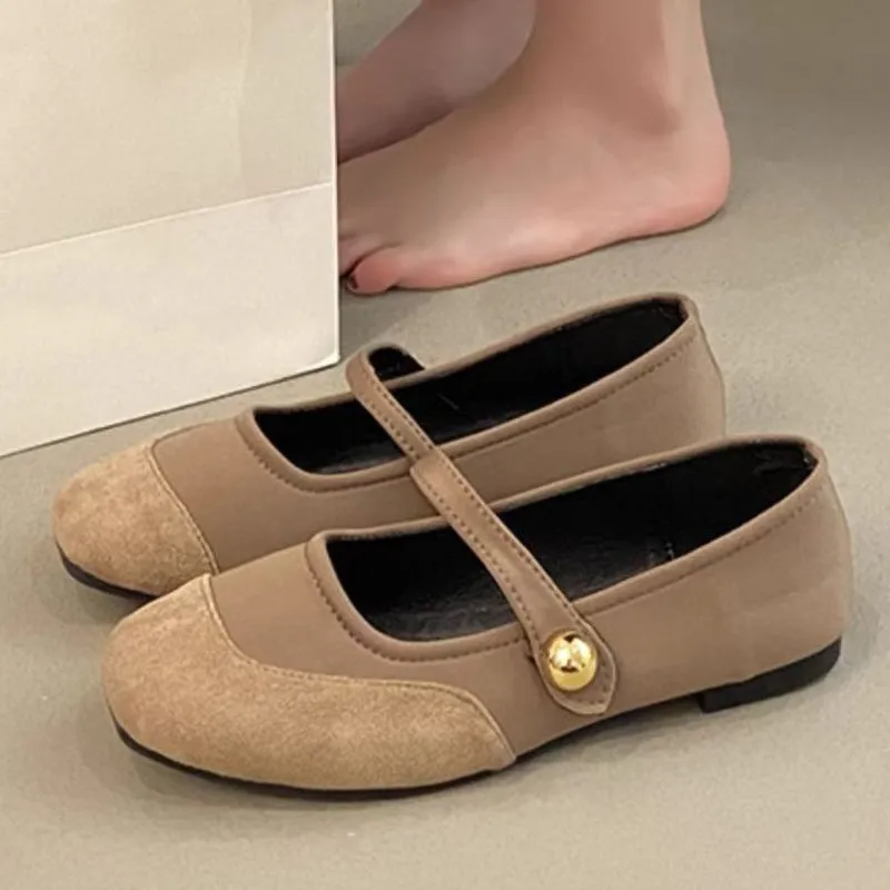 Round Toe Versatile And Comfortable Women'S Shoes