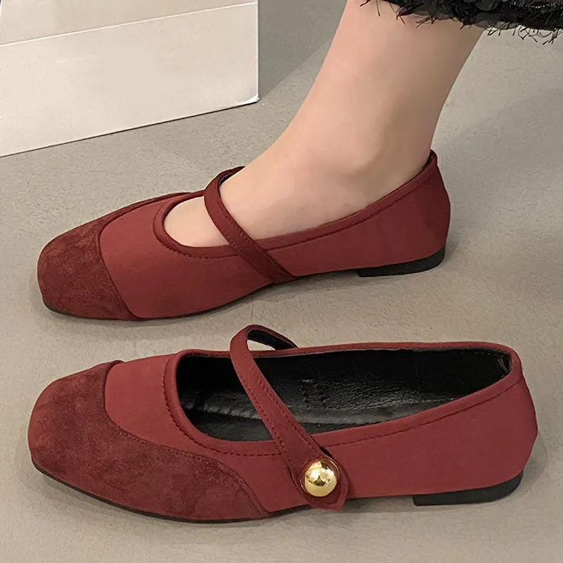 Round Toe Versatile And Comfortable Women'S Shoes