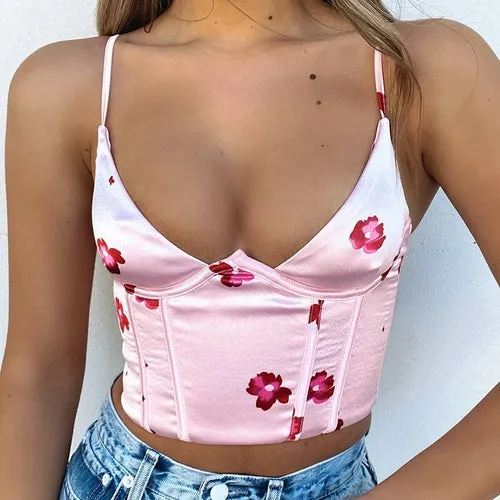 Sexy Women Crop Top Camis Club Slim Streetwear