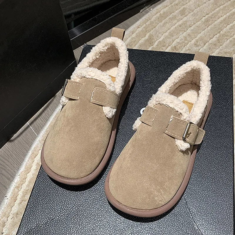 Warm Comfortable Flat Shoes